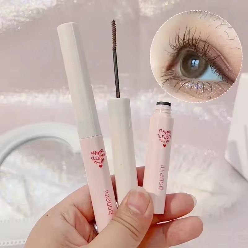 1pc Waterproof Black Brown Mascara Lasting Matte Quick Dry Ultra-fine Brush Lengthening Eyelash Mascara Lash Extension Makeup To