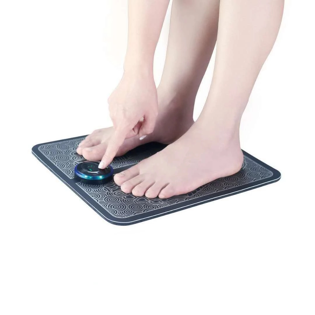 Ems Foot Massager Mat massage des pieds Electric Foot Cushion Blood Circulation Acupunctur Pad Foot Health Care Relaxation Pain