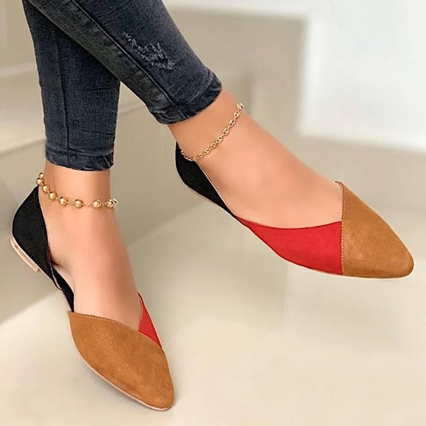 Women's fashion trend anti-slip wear comfortable matching color sole pure black shoelace flat sandals