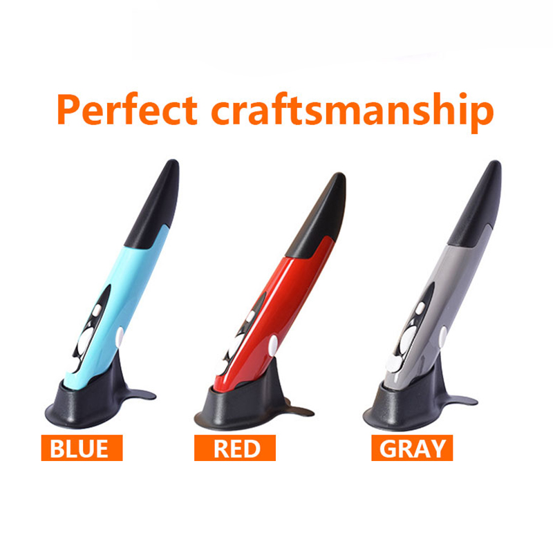 New 2.4G Wireless Mouse Pen Personality Creative Vertical Pen-Shaped Stylus Battery Mouse Suitable For PC And Laptop Mice