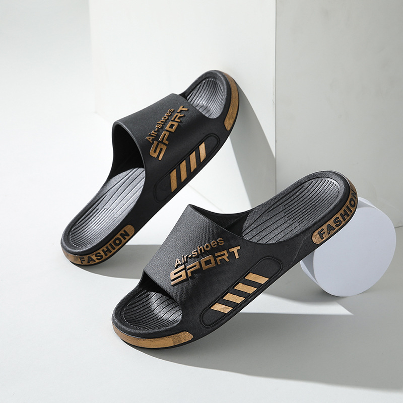 1 pair of men's sandals and slippers Outdoor indoor home Men's anti slip Student couple sandals and slippers Men