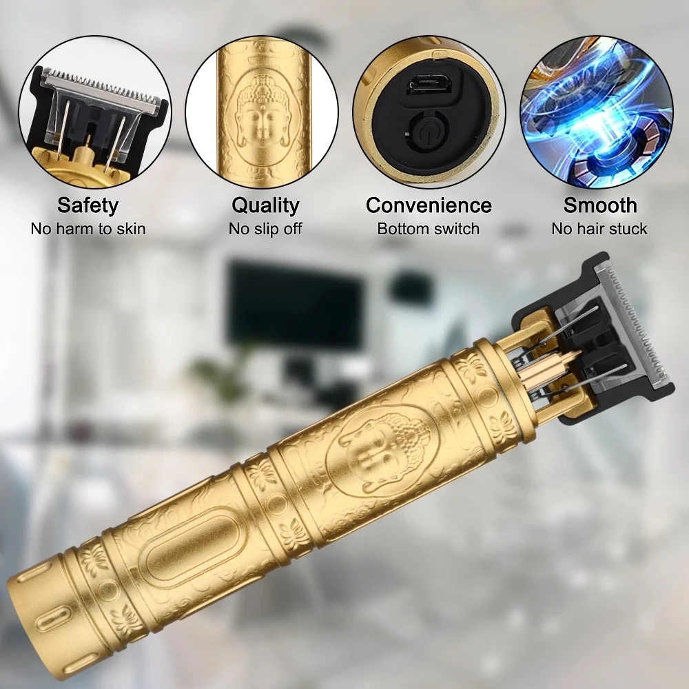 Hair Cutting Machine Hair Clippers Rechargeable Beard Shaver Professional Electric Hair Trimmer for Men Barber