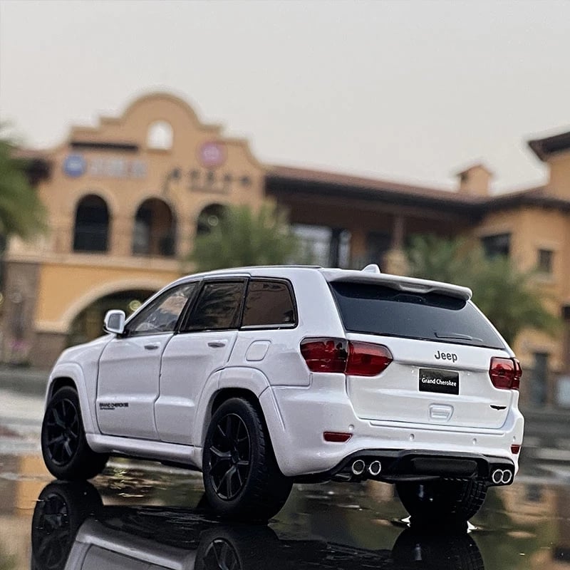 JK823570 simulation Jeep Grand Cherokee alloy car model steering shock absorber children's toy car metal