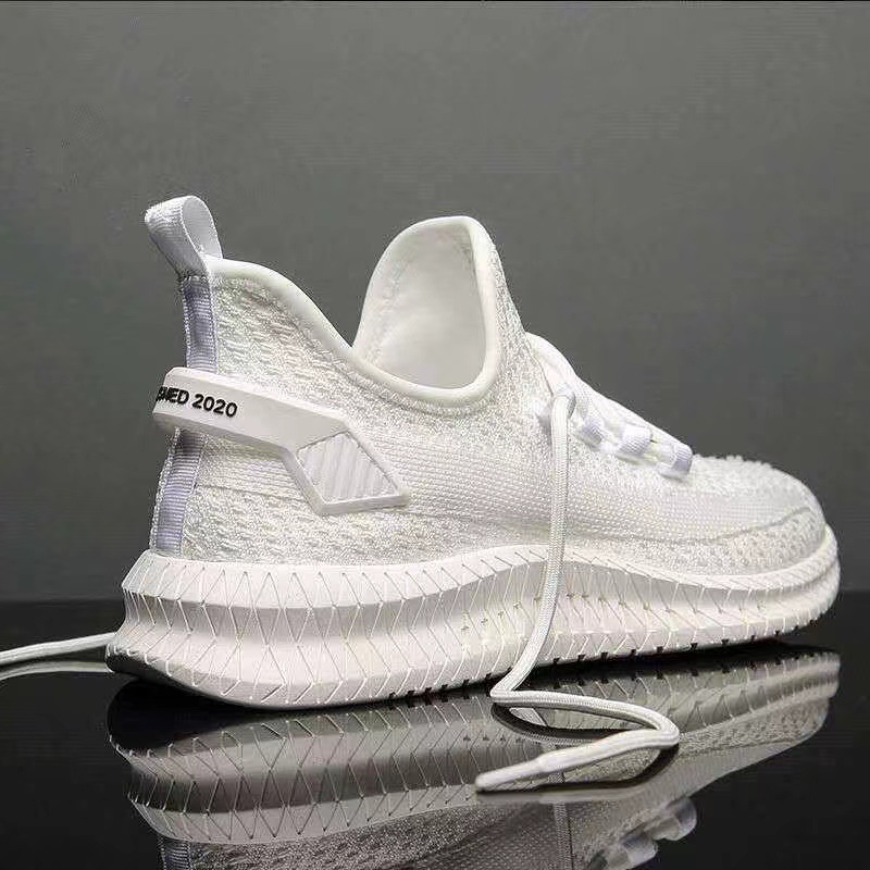 New casual running coconut shoes Foreign trade fashion trend men's shoes Lightweight breathable mesh sports shoes