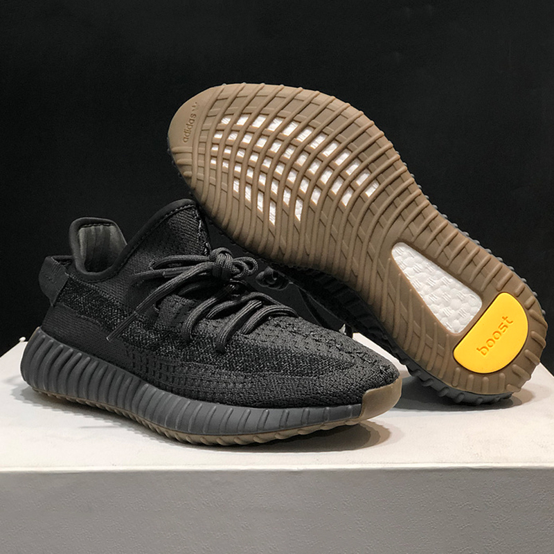 Adidas Originals Yeezy Boost 350 V2 “Cinder” Running Shoes Couple Casual Shoes Breathable Lightweight Size 36-46