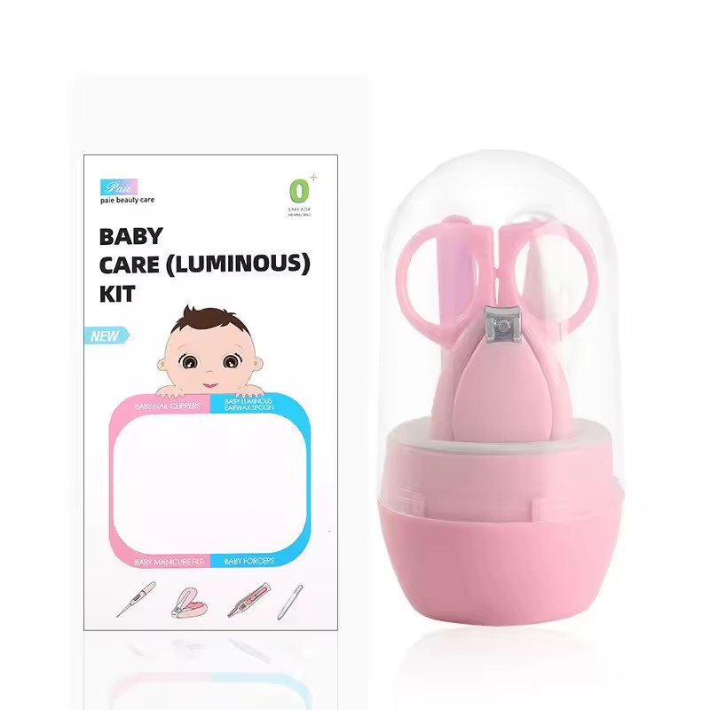 Baby Nail Clipper Kit Baby Healthcare Kits Tool Trimmer Scissors Nail Clippers With Storage Box Baby Nail File Set Manicure Care