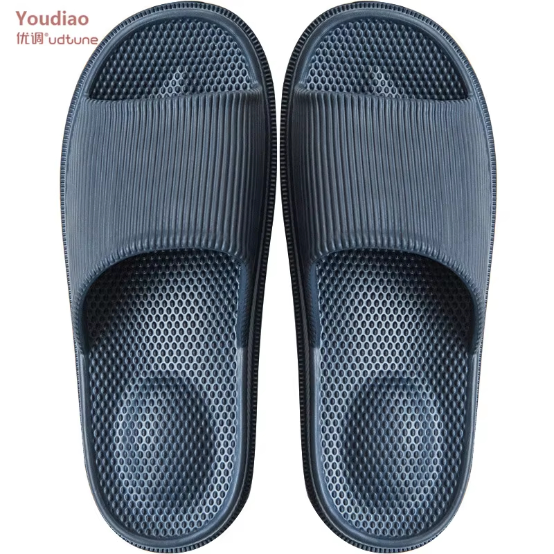 UTUNE Non-slip Massage Slippers Women EVA Indoor Slippers Light Women House Bath Shoes Man Waterproof Sandals Slides Bathroom