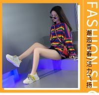 Women's Summer Ins Tide New Type of Nethong Baitao Super Hot Hip-hop Lady's Leisure Sports Shoes