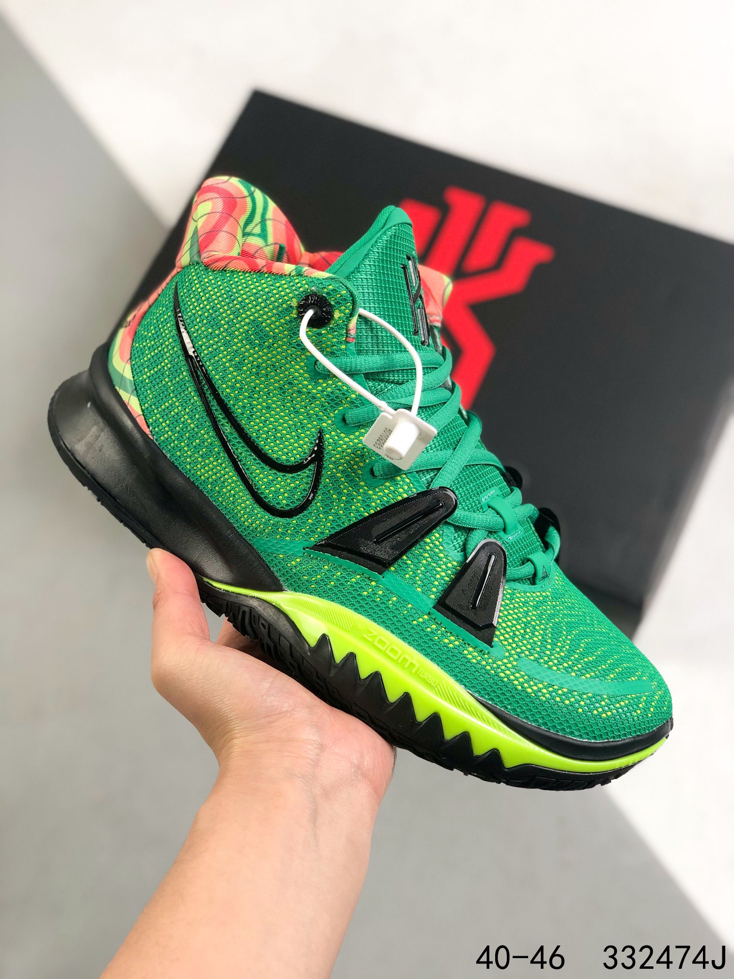 Nike Kyrie low 4 basketball shoes Low-top breathable casual shoes Cushioned running shoes Wear-resistant sports shoes 40-45