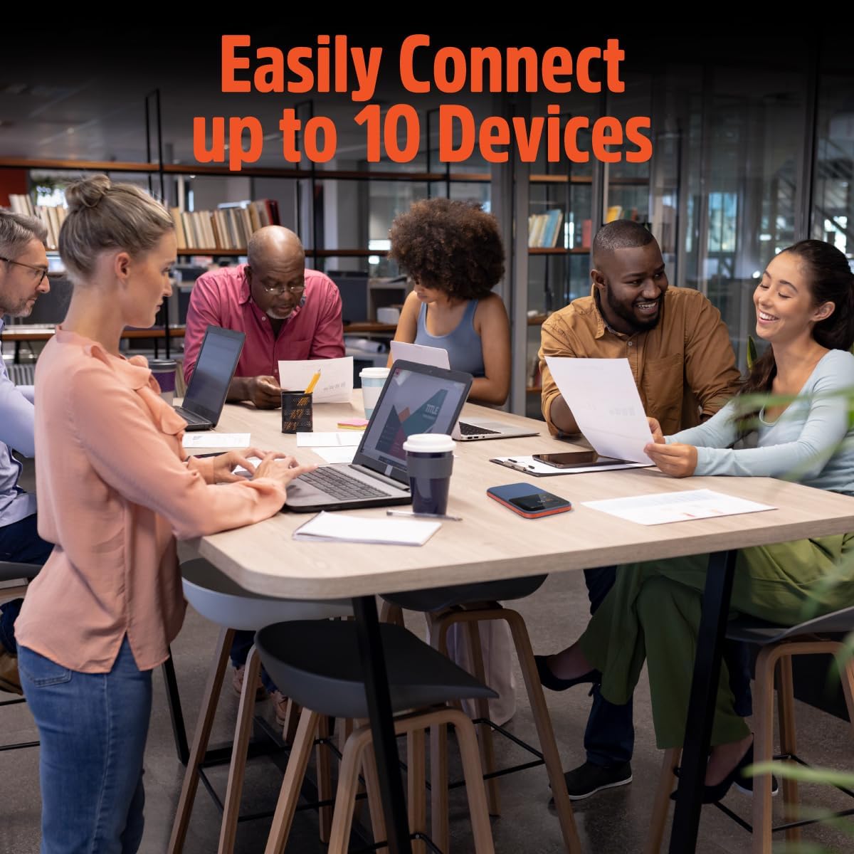 Solis Edge – 5G Hotspot Device, Bundle Includes Lifetime Data (12GB Per Year) and 10GB Global Data, WiFi in 140+ Countries, Access 300+ Mobile Carrier
