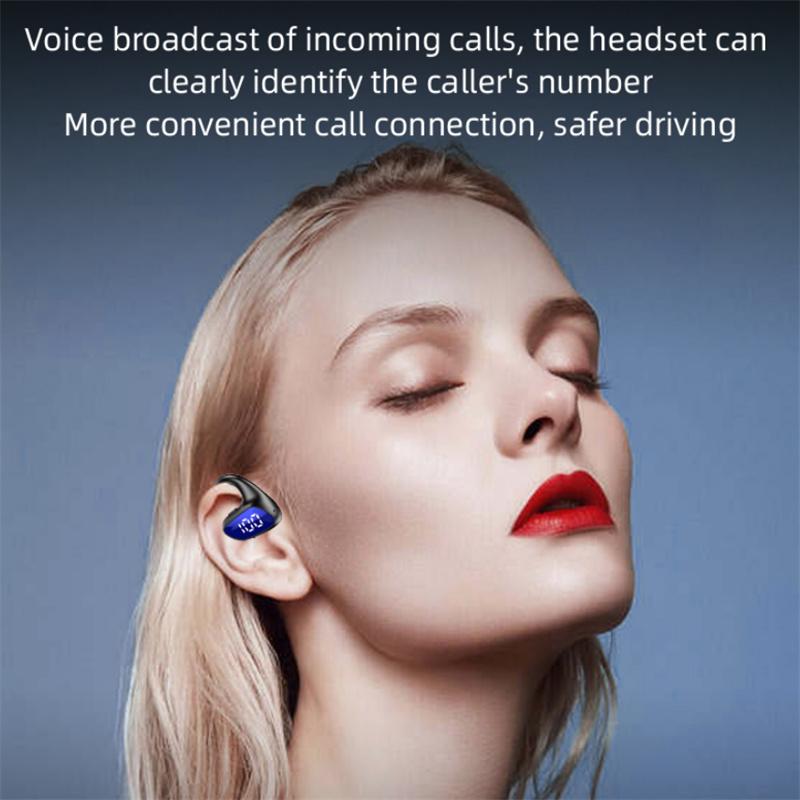 M-k8 Bluetooth-compatible Earphone For ios/Android Hanging Ear Type Unilateral Business Headsets stereo Music Headphone