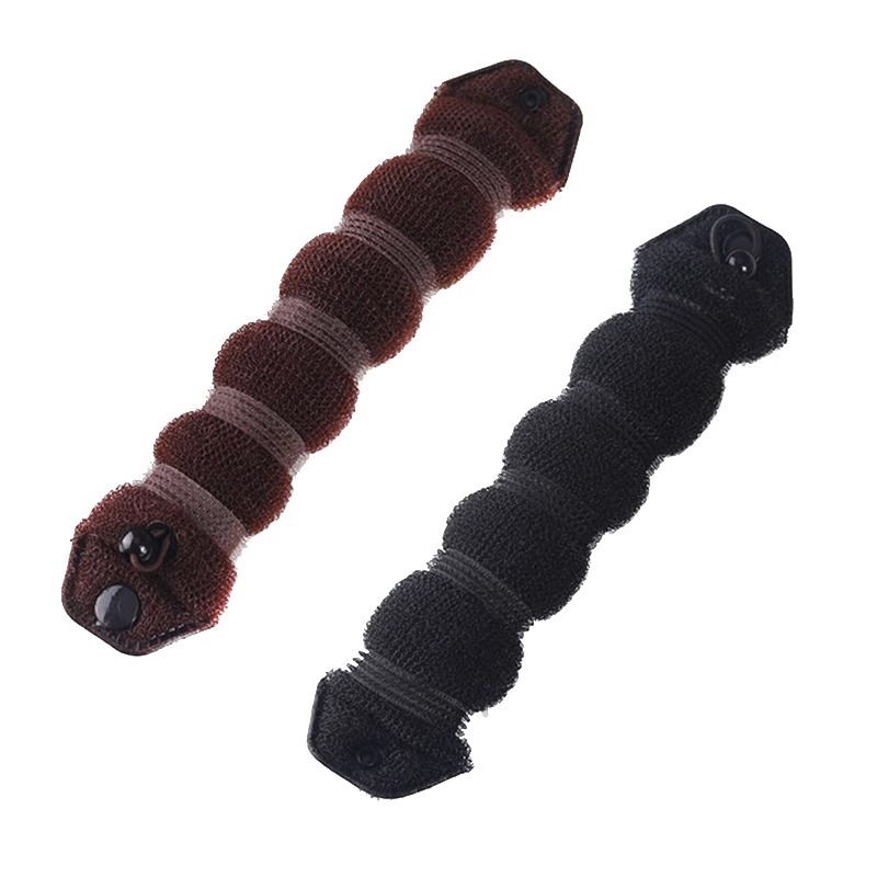 1PC Cute DIY Donut Hair Curler Durable Easy Donut Bun Maker Braider Tool Hairstyle Meatball head hair maker Hair Styling Tools