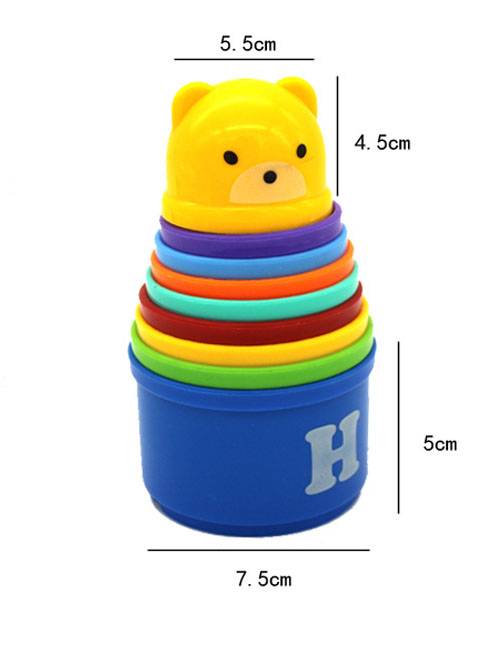 Early Childhood Education Puzzle Toys Jane Fun Fun Stacked Cups