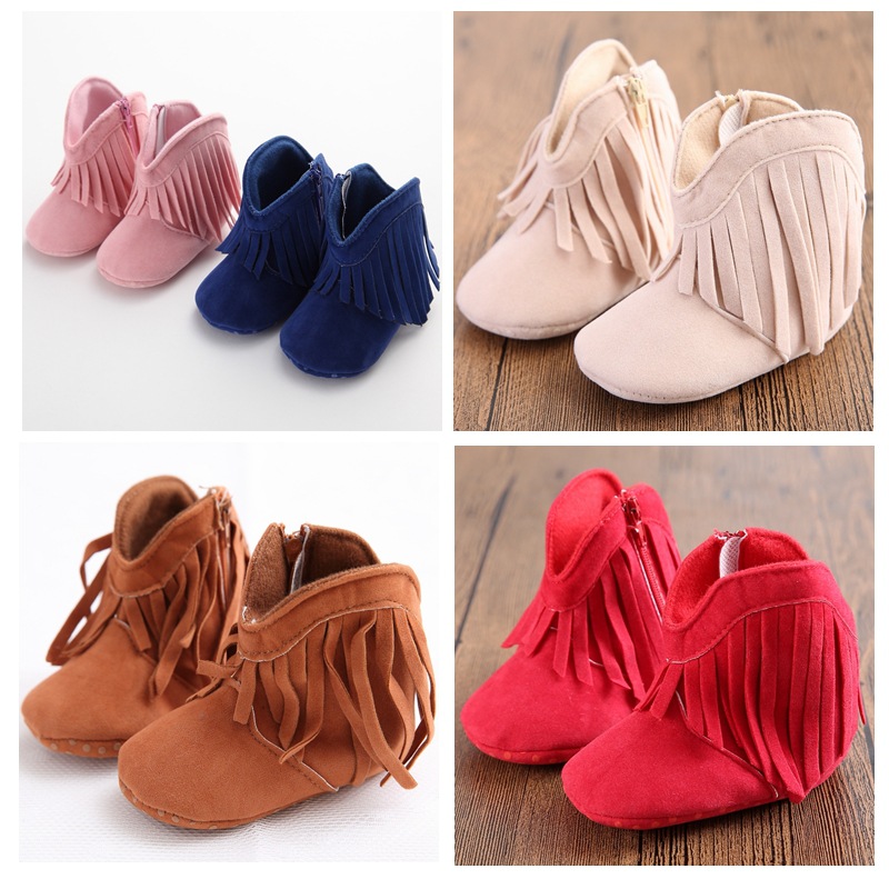 Winter warm non-slip high help baby shoes toddler shoes baby shoes