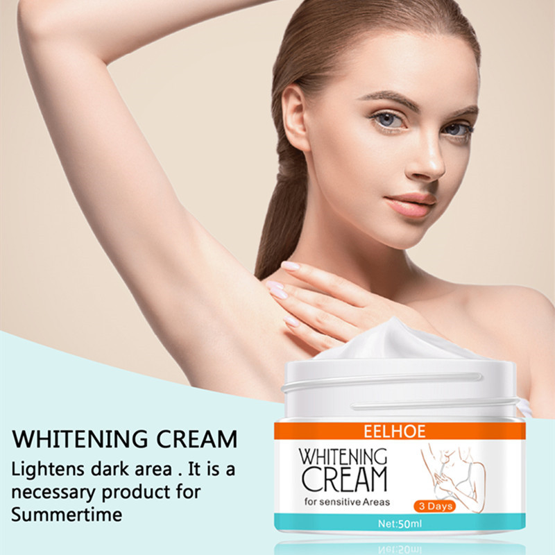 Whitening Cream Bleaching Face Body Lightening Cream Underarm Armpit Whitening Moisturizing Cream Legs Knees Body White Cream