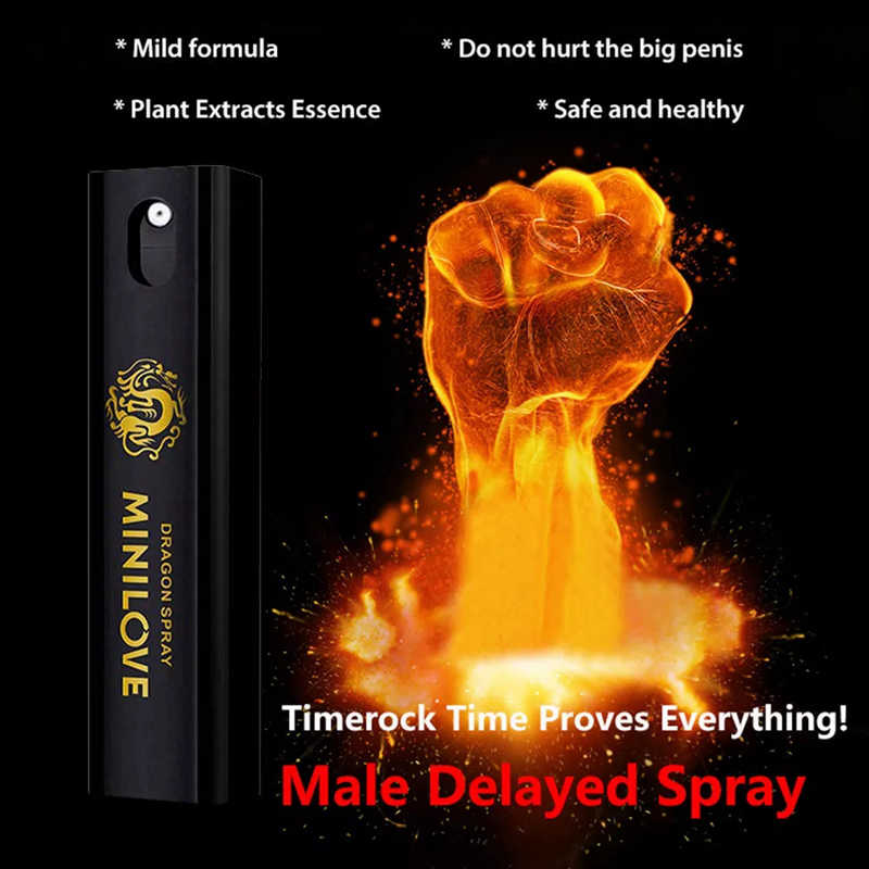 MINILOVE Men Delay Spray Male Delay Prevent Premature Ejaculation Increase Libido Penile Erectile Spray Sexual Product Gel