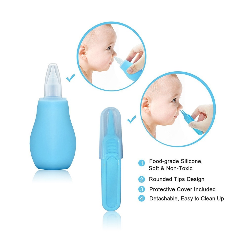10 /set Baby Thermometer Hairbrush Nail Scissors Nail Clippers Nasal Aspirator