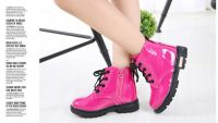 NEW Girls Leather Boots Boys Shoes Spring Autumn PU Leather Children Boots Fashion Toddler Kids Boots Warm Winter Boots &