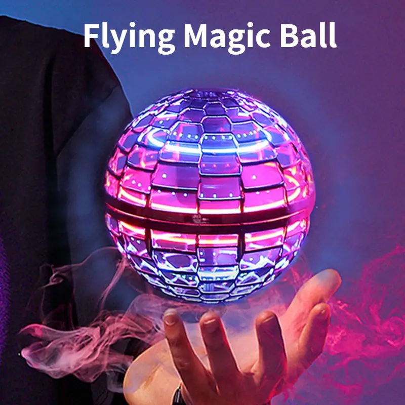 1pc UFO intelligent spinning ball flying ball intelligent sensing spinning ball floating ball magic ball black technology toy