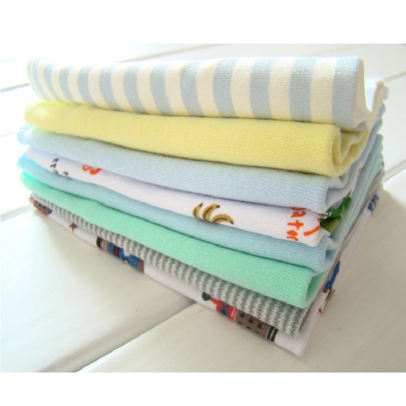 8pcs/pack Baby Boys Girls Washcloth Handkerchief