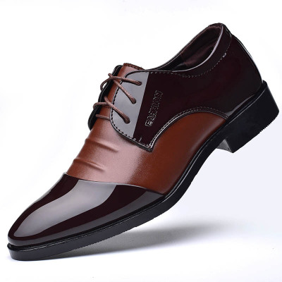 Fashion men business suede shoes