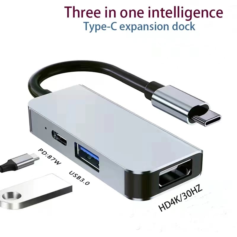 Type-c Docking Station To HD Converter USB3 In 1 New HubUSB-c Notebook Expansion Dock Hub Docking Station