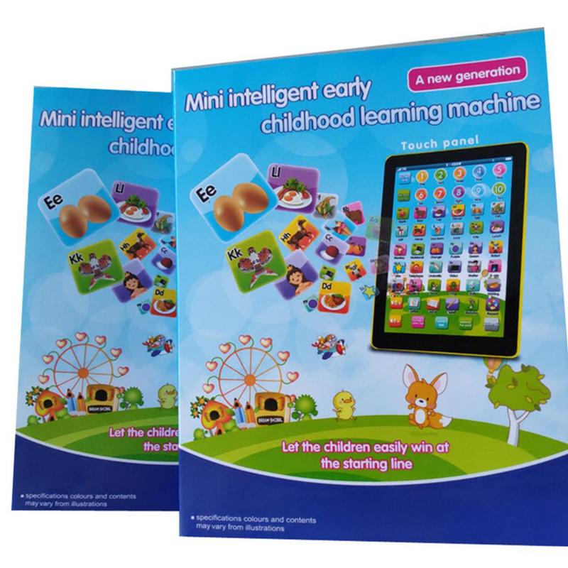 Mini Baby English Educational Learning Toys Laptop Tablet Learning Toys For Children Multifunctional Early Education Machine Toy