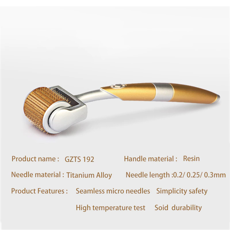 192 Needle Facial Introduction Device Manual Massage Roller Titanium Alloy Micro Needle