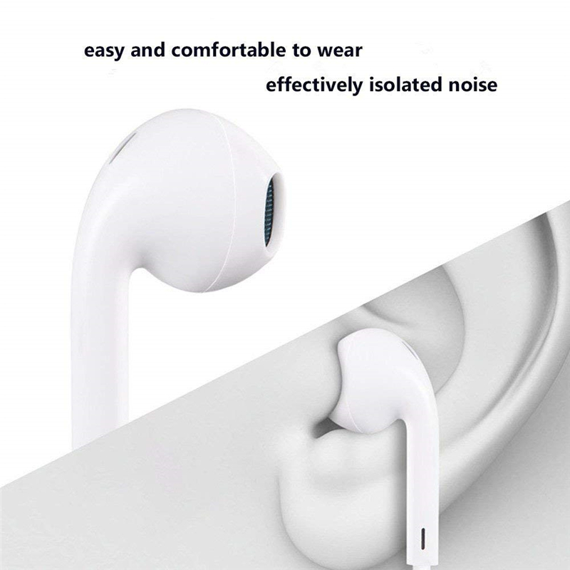 In Ear Headphone Wired Bluetooth Earphone for IPhone 13 12 11 Pro XR XS Max Mini 7 Plus Earbuds with Mic Ear Phone Not Wireless