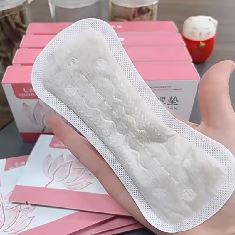 Medicated Sanitary Napkin Chinese Herbal Gynecological Pads Vaginal Infection Silver-ion Gynecol Cure Care Medicine Sanitary