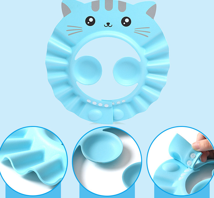 Children's Waterproof Ear Protection Men's And Women's Children's Hair Bath Cap