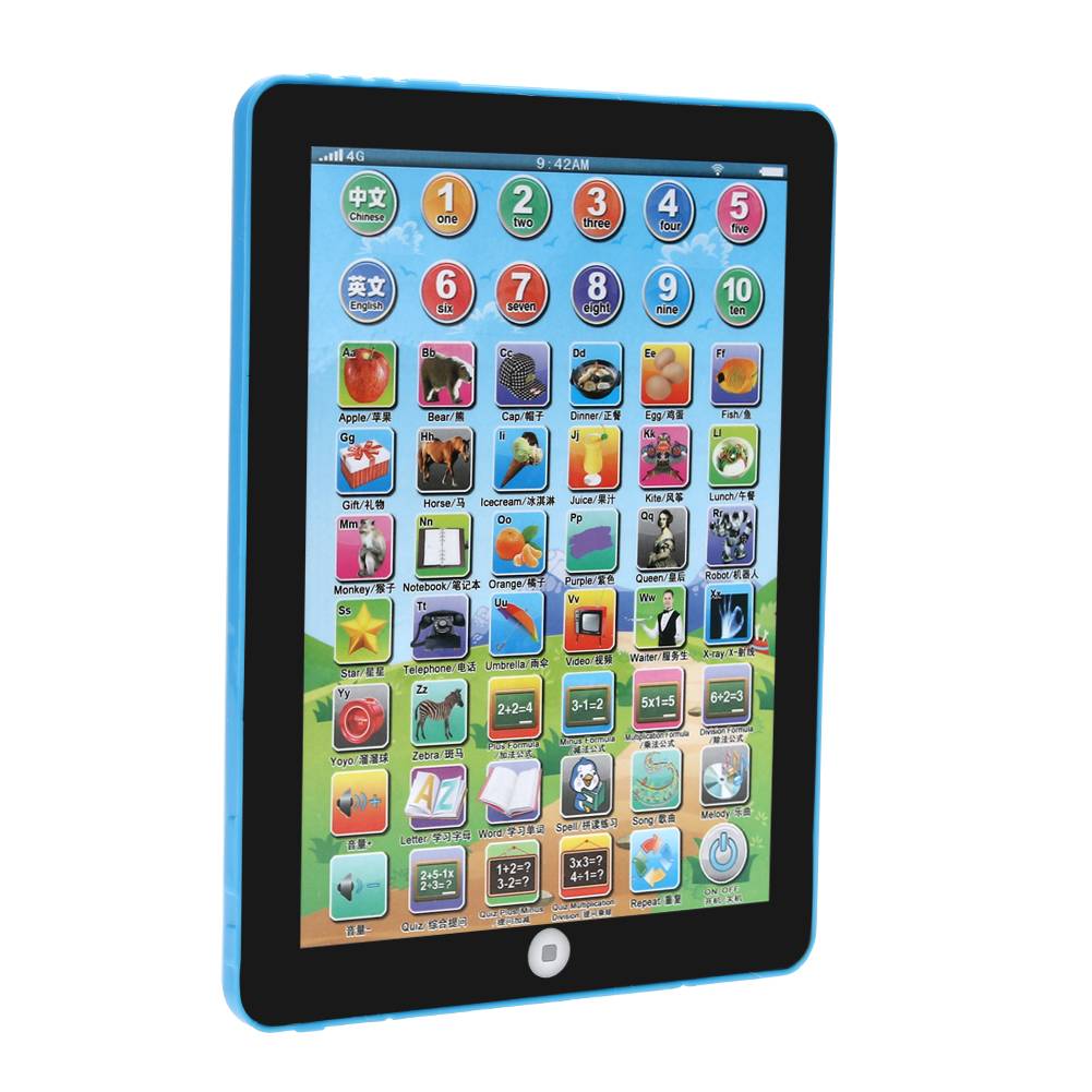Learning machine tablet touch screen child baby early education English learning story telling music toy