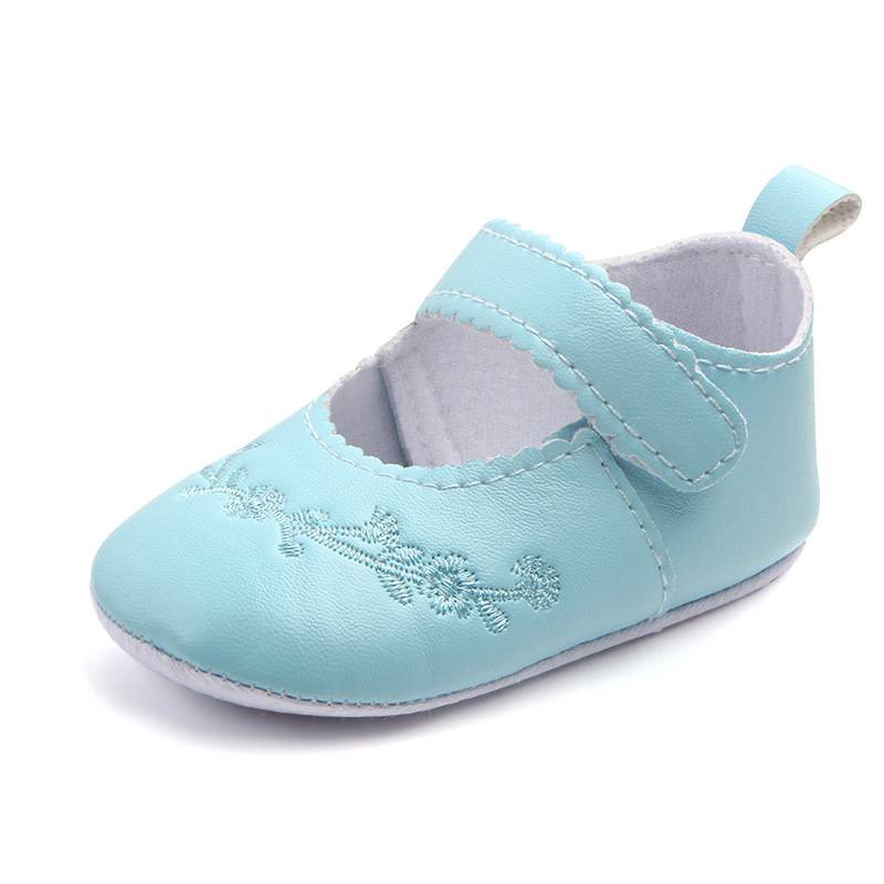 Baby Girls Kids Shoes Non-Slip Flower Toddlers First Walkers Newborn Infantil Princess Floral Boys Embroidery Bebes