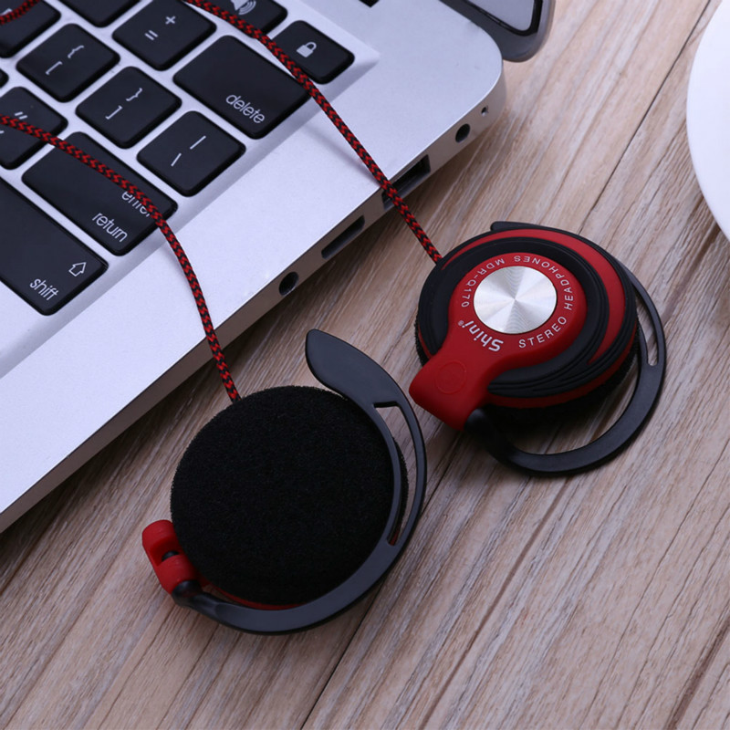 Hanging Ear Headphones Sports Running Universal Bass Mp3mp4 Mobile Phone Computer Phone Music Earplugs
