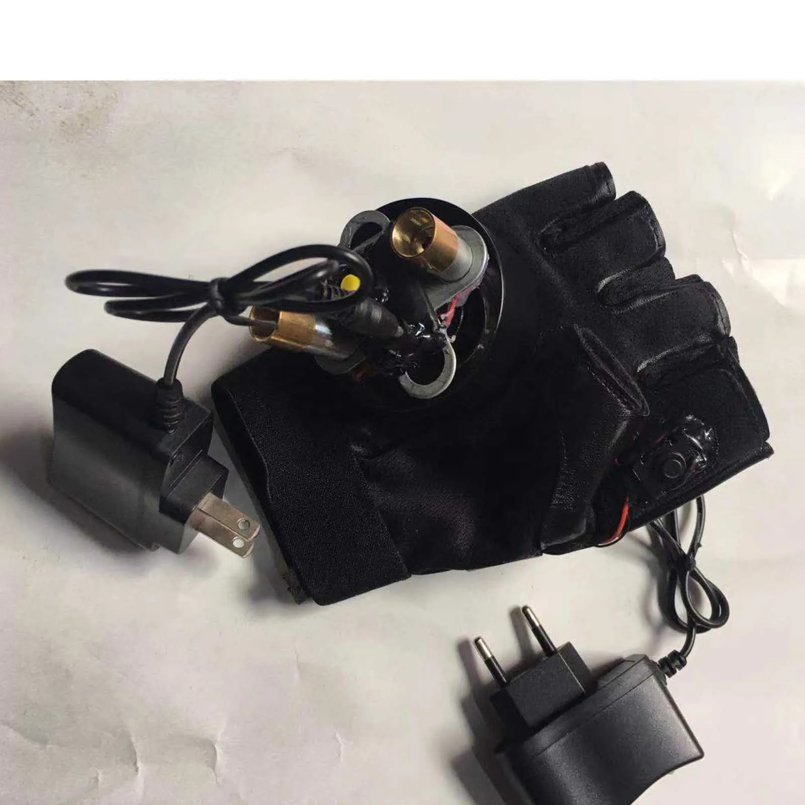Left Hand Right Hand Vortex Green 532nm Laser Gloves DJ Dancing Club Rotating Laser Show Light Lazers