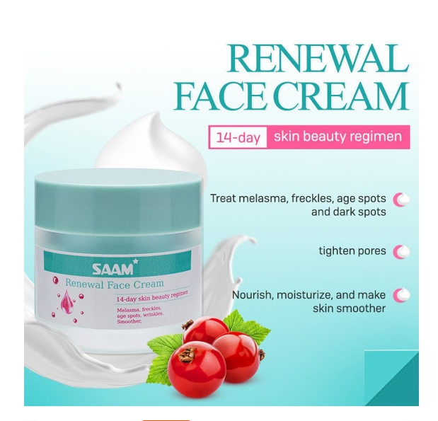 Saam Cream For Melasma Nourishing And Moisturizing Skin Face Cream Anti-Wrinkle Reduces Dark Spots And Fine Lines