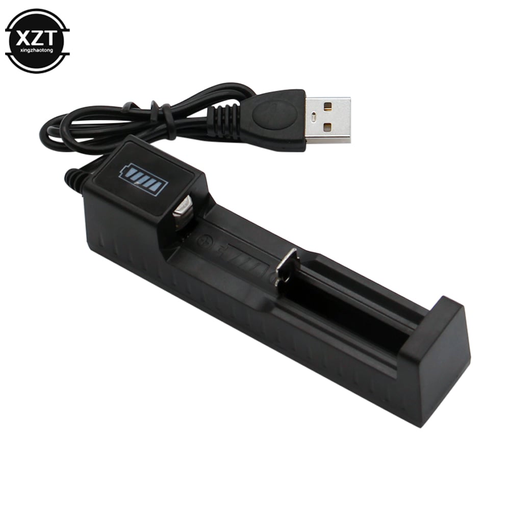 Universal 2 slot Battery 3.7V USB Charger Smart Chargering Rechargeable for Li-ion 18650 26650 14500 17670 10440 16340 Batteries