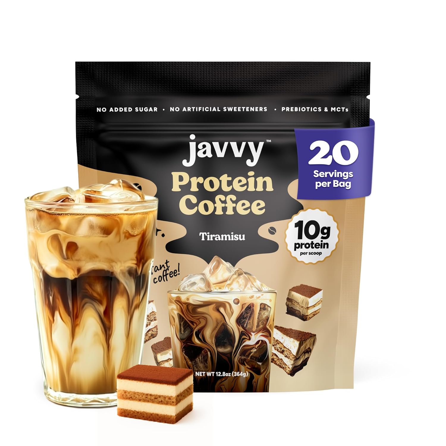 French Vanilla Protein Iced Coffee - 20 Servings