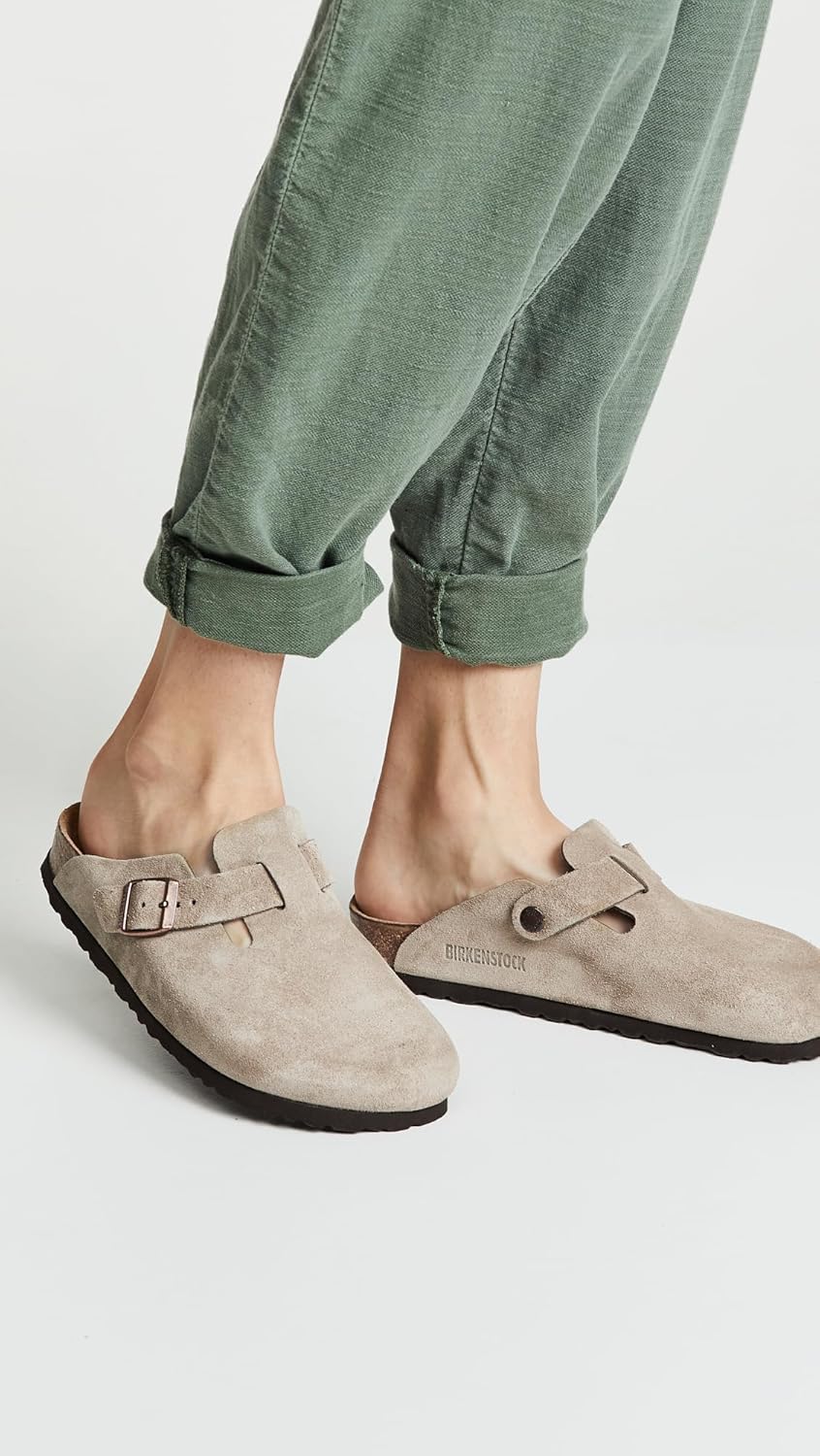 Birkenstock Women's Boston Suede Clogs