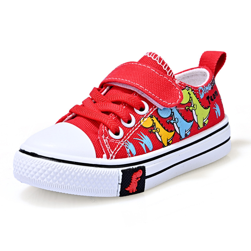 Children's canvas shoes, boys and girls' shoes, baby casual low top shoes, fashionable board shoes, spring and autumn breathable