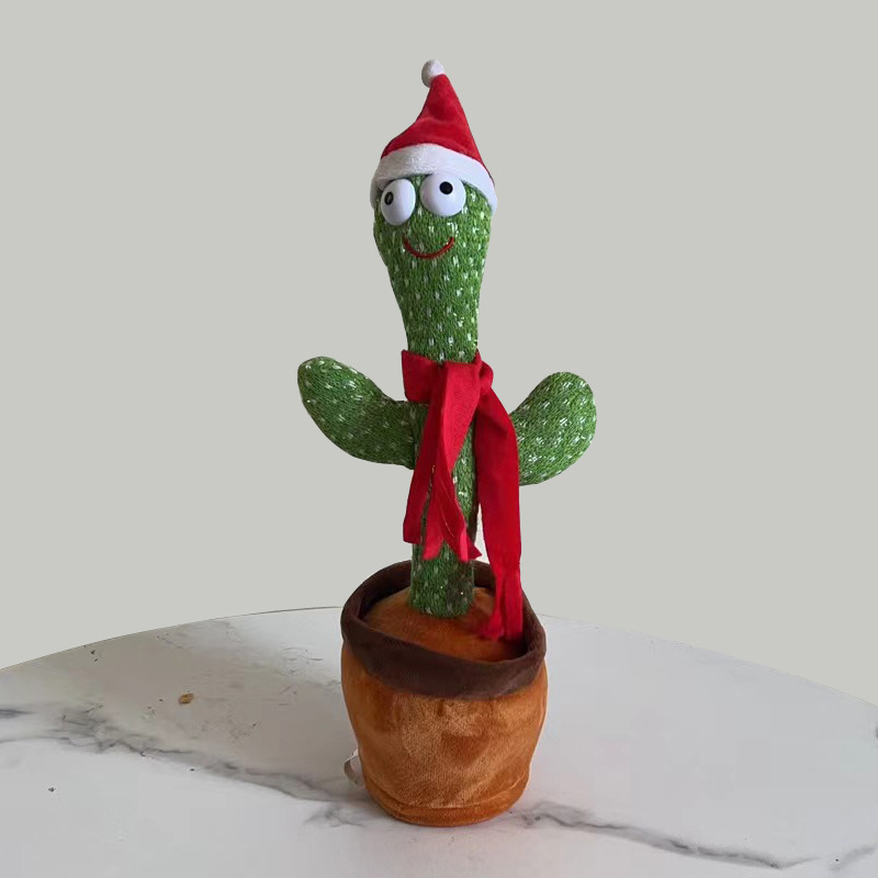Lovely Talking Toy Dancing Cactus Doll Speak Talk Sound Record Repeat Toy Kawaii Cactus Toys Children Kids Education Toy Gift