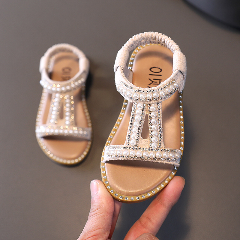 Girls' Sandals, Children's Shoes, Summer Soft Sole Princess Bohemian Beach Shoes, Fashion Sandals