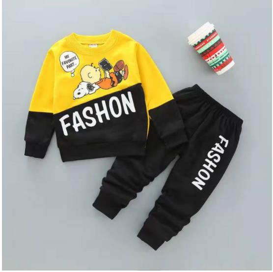 long-sleeved clothes Toddler Kids Boys Casual wear Sportswear T-shirt+Pants Outfits Set 2PCS Children's clothing