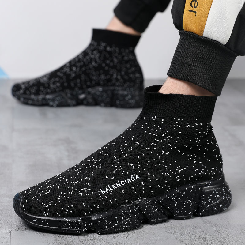Man'shoes Balenciaga Fly Line Knitted High-top Casual Lightweight Breathable Socks Shoes