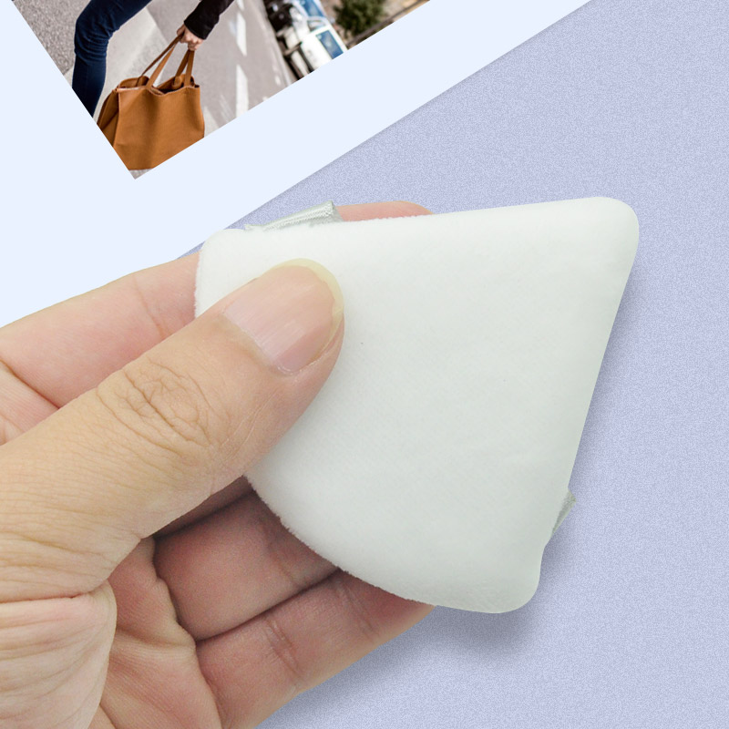 5pcs Triangle Velvet Powder Puff Flours Mini Face Makeup Sponge Cosmetics Soft Cotton Face Powder Puff Washable Lightweight