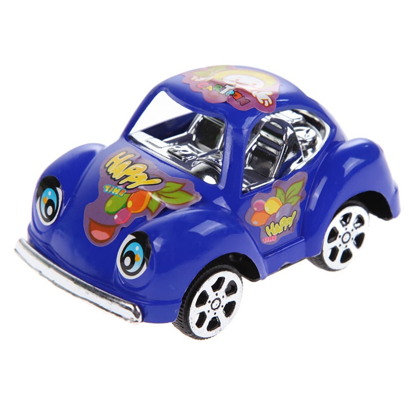 6pcs/ Colorful Funny Mini Pull Back Car Set Children Boys Cartoon Pull Back Vehicle Car Toys Gift Cute Beetle Car Toy Models