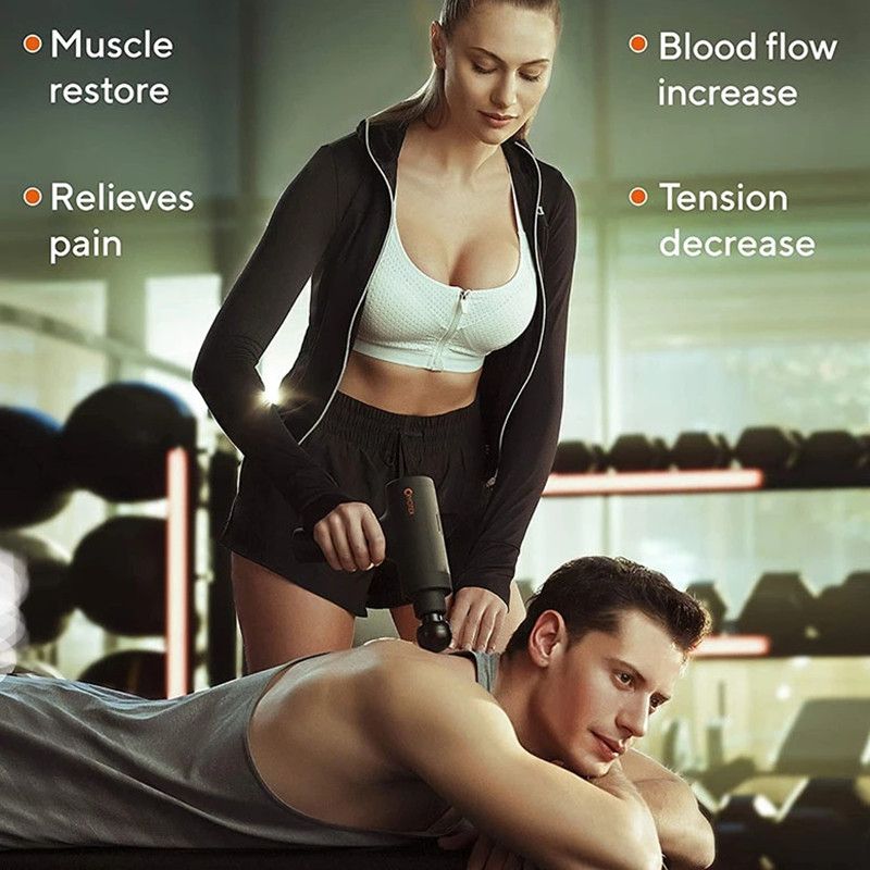 Power Massager Electric Neck Massager Smart Fascia Gun Body Massage Relaxation Fitness Relief Muscle Pain