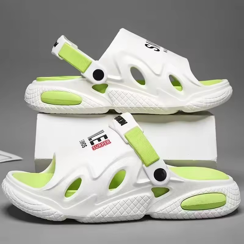 Slippers for Men Sandals Thick Bottom Shoes for Men Women's sandals Indoor Outdoor Flat Sandals EVA Comfortable sandalias hombre