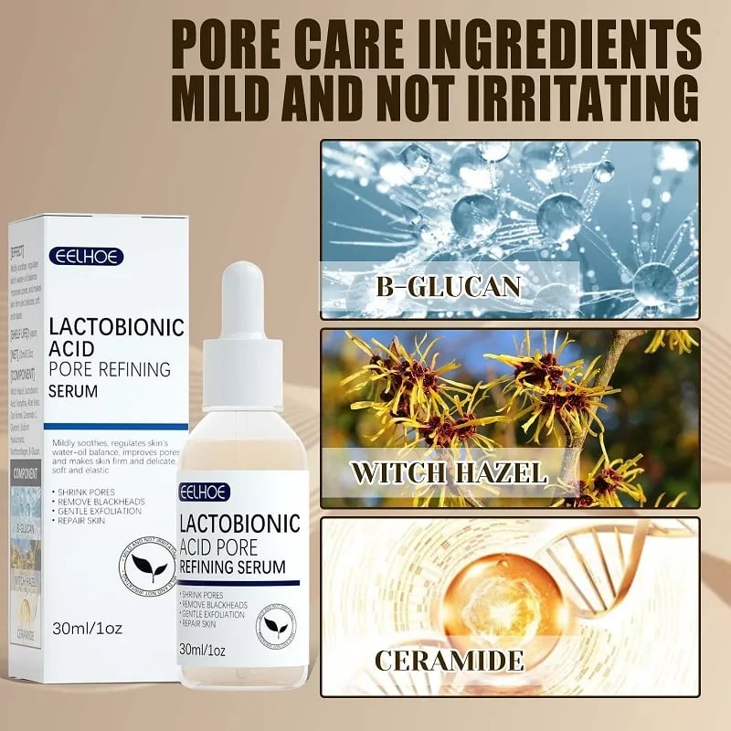 Instant Perfection Serums Facial Lactobionic Acid Skin Care Face Serums Reduce Wrinkles Fine Eye Essence Firming Lifting
