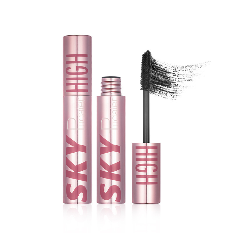 4D Silk Fiber Lash Mascara Lengthening Thick Curling Waterproof Mascara No Fading 24h Lasting Eye Lashes Brush Enhance Eyelashes